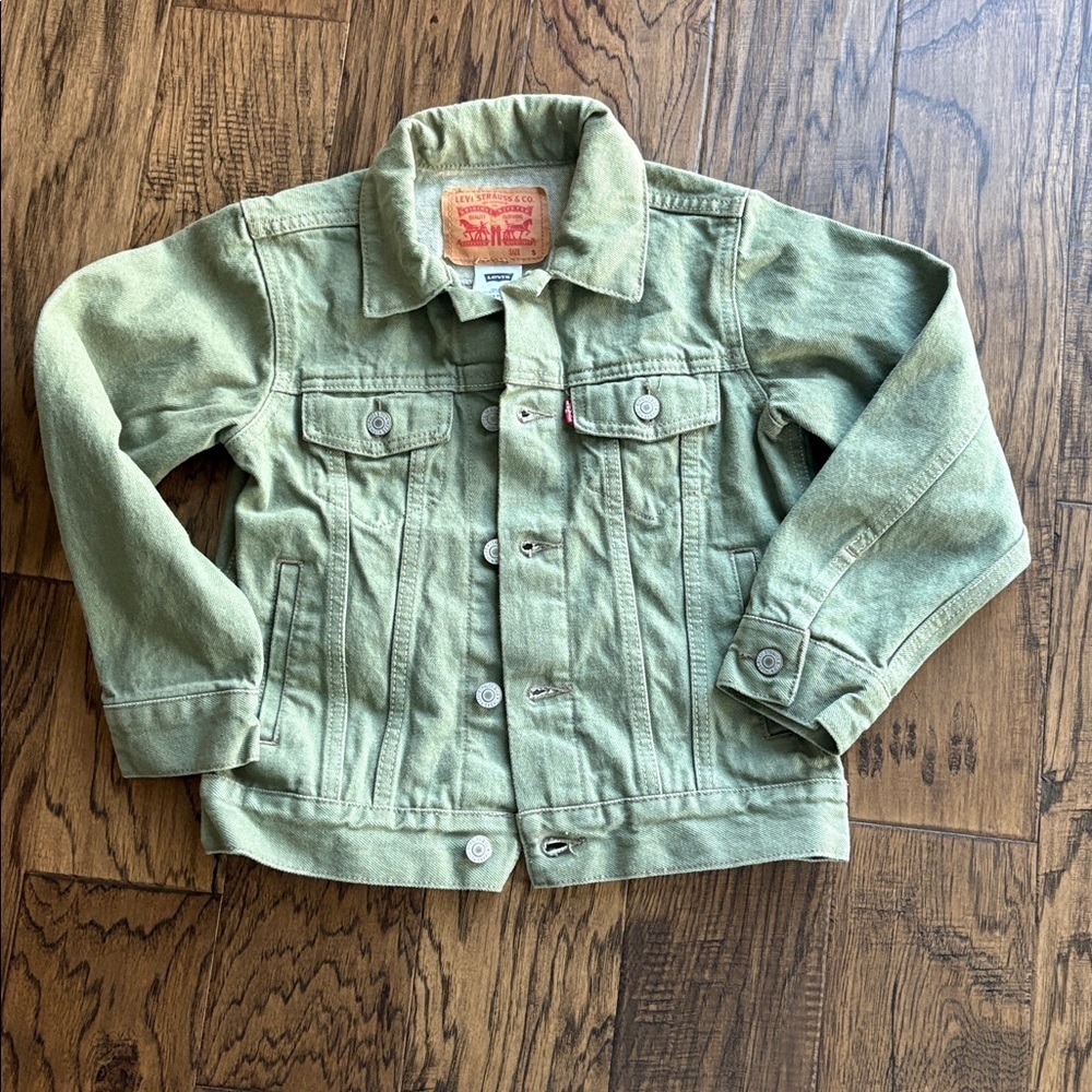 Levi’s Green Denim Jacket size 8-10